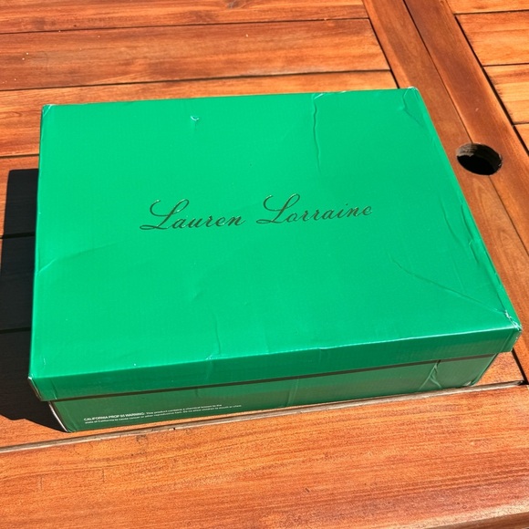 Lauren Lorraine Black and Rhinestone Heeled Boots Size 6.5 New In Box - Picture 3 of 16